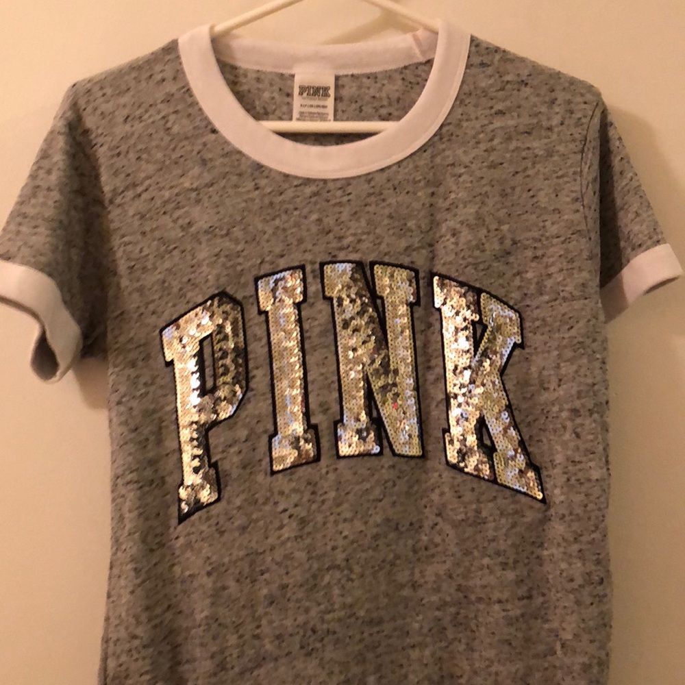 Vs pink bling top